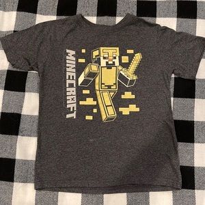 Boys Minecraft T shirt.